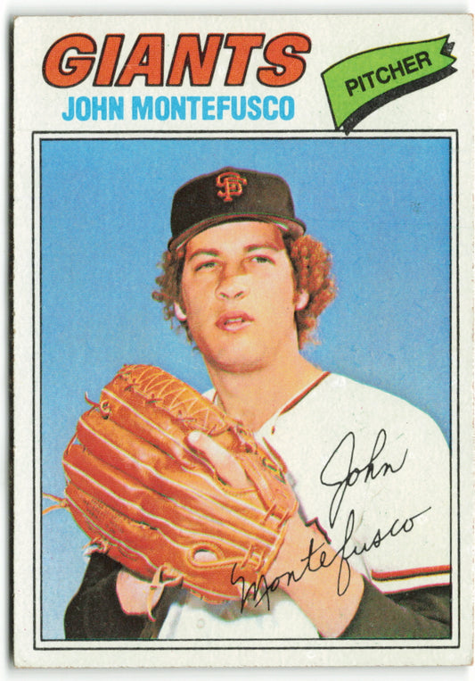 1977 Topps #370 John Montefusco