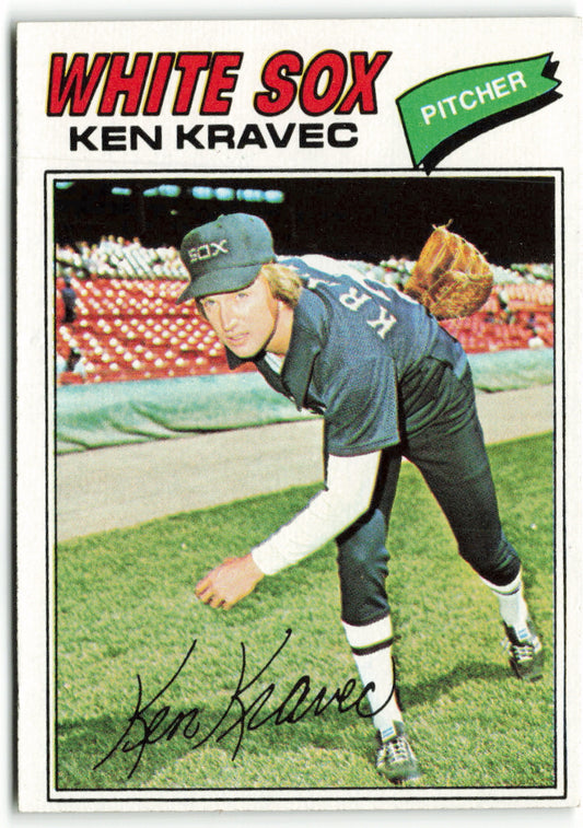 1977 Topps #389 Ken Kravec RC