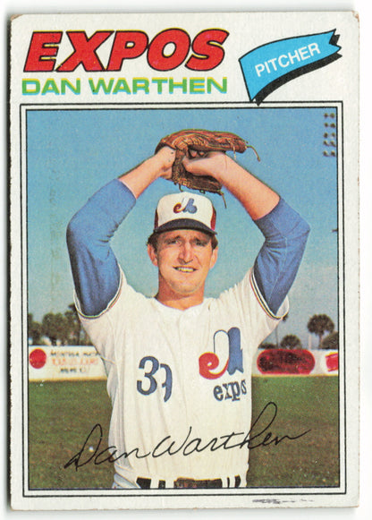 1977 Topps #391 Dan Warthen