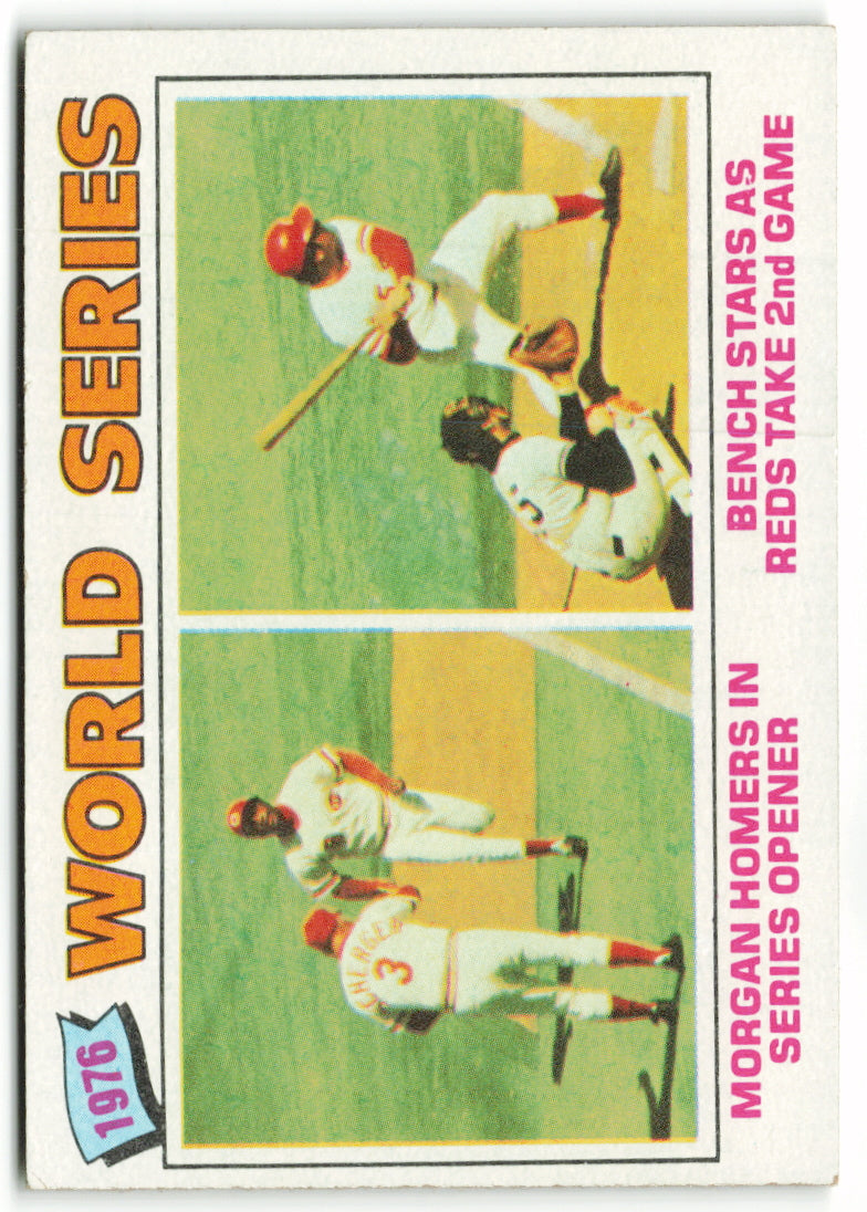 1977 Topps #411 1976 World Series WS