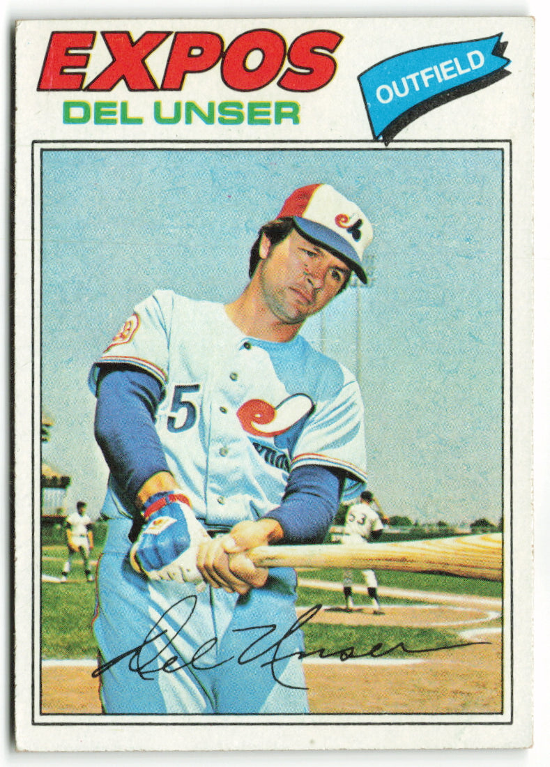 1977 Topps #471 Del Unser