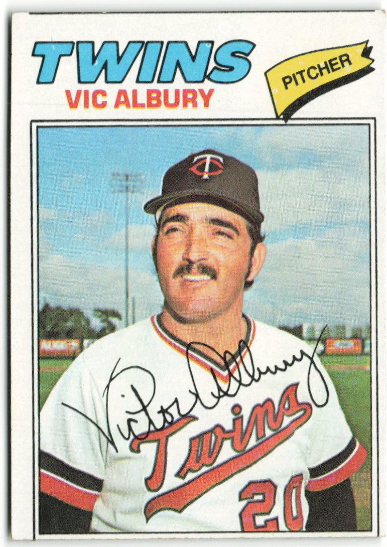 1977 Topps #536 Vic Albury