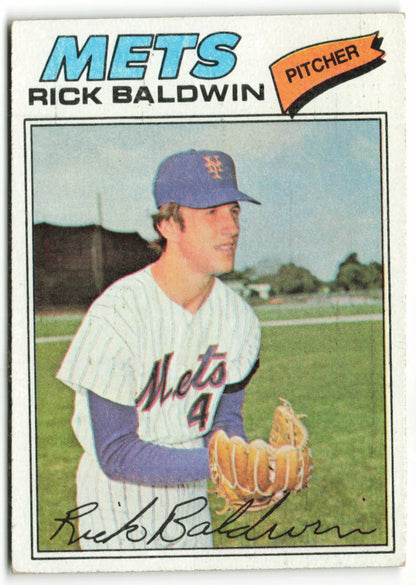 1977 Topps #587 Rick Baldwin