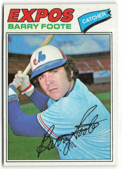 1977 Topps #612 Barry Foote