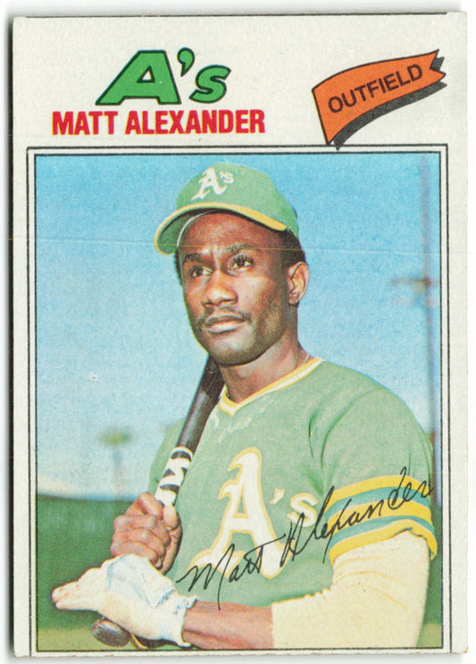 1977 Topps #644 Matt Alexander