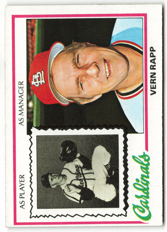 1978 Topps #324 Vern Rapp MGR