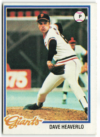 1978 Topps #338 Dave Heaverlo