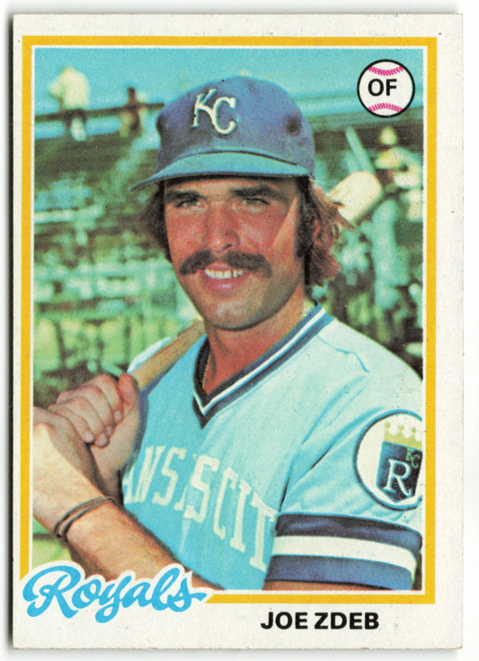 1978 Topps #408 Joe Zdeb