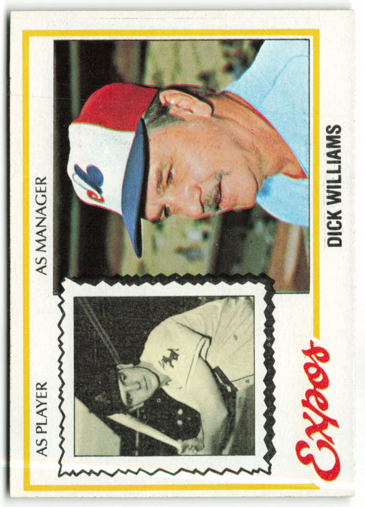 1978 Topps #522 Dick Williams MGR