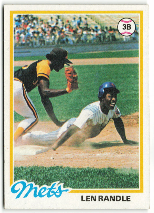 1978 Topps #544 Len Randle