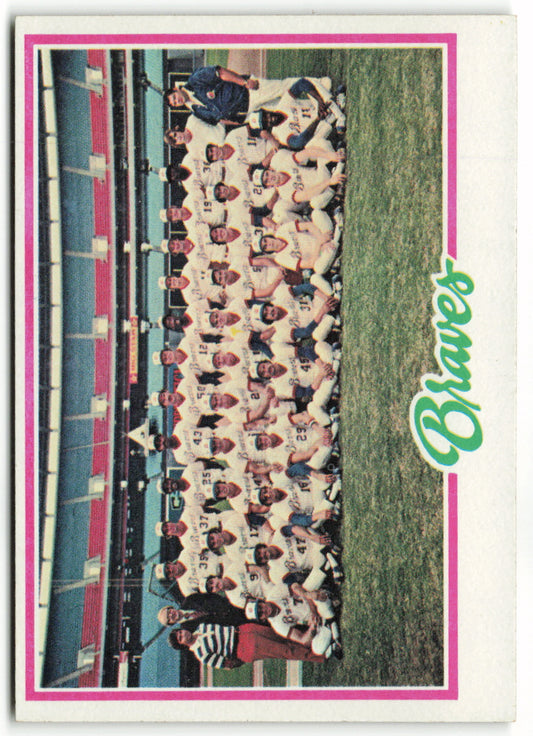 1978 Topps #551 Atlanta Braves - Team Card