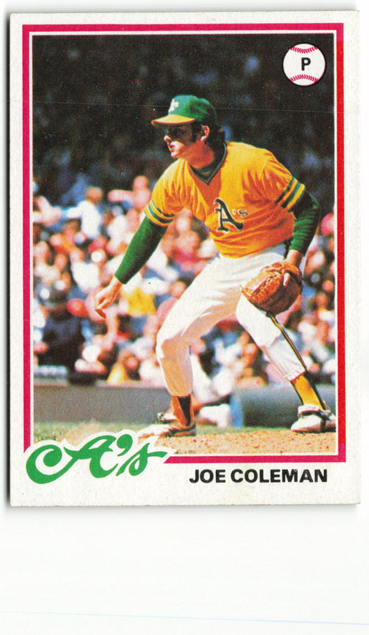 1978 Topps #554 Joe Coleman