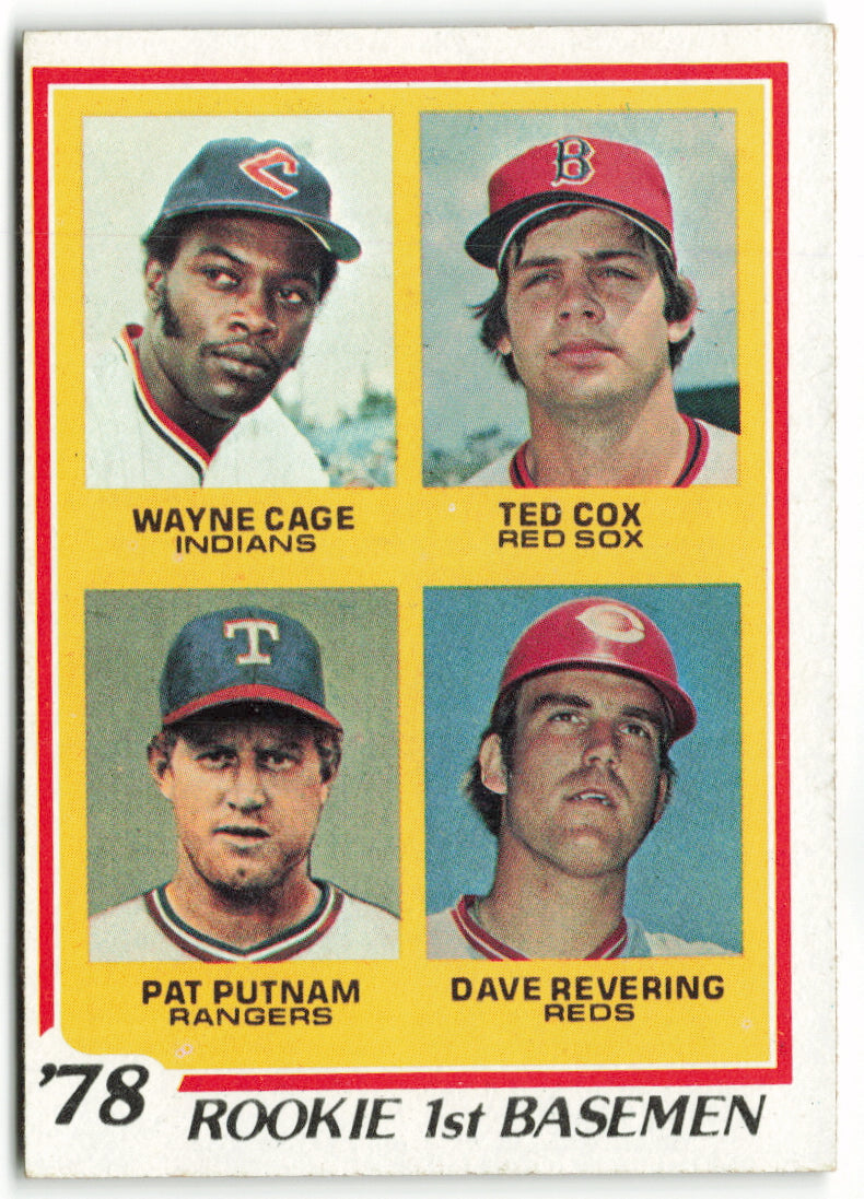 1978 Topps #706 Rookie 1st Basemen