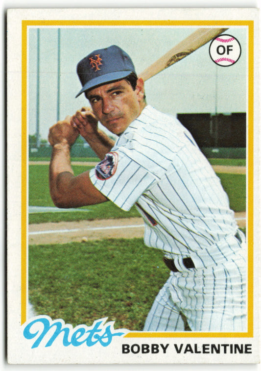 1978 Topps #712 Bobby Valentine