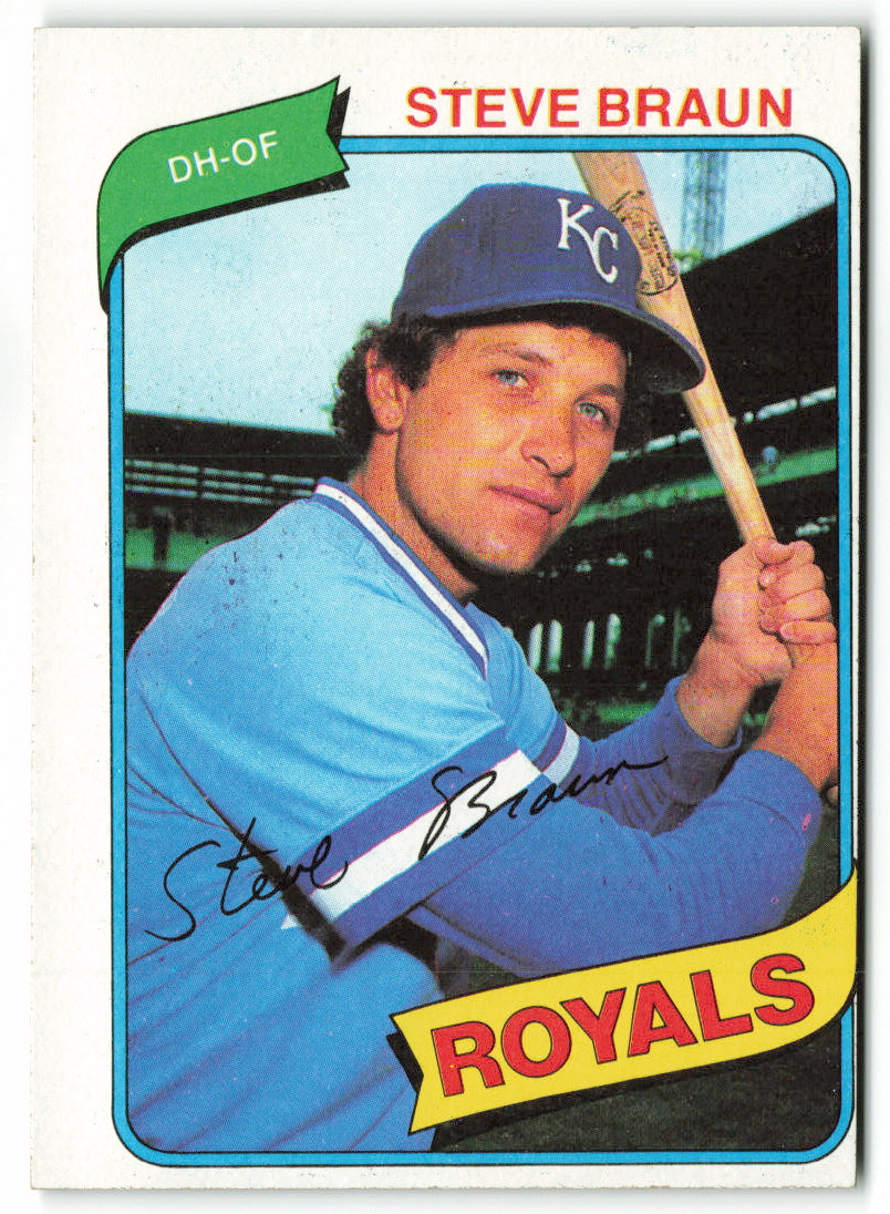 1980 Topps #009 Steve Braun