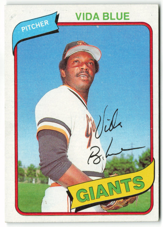 1980 Topps #030 Vida Blue