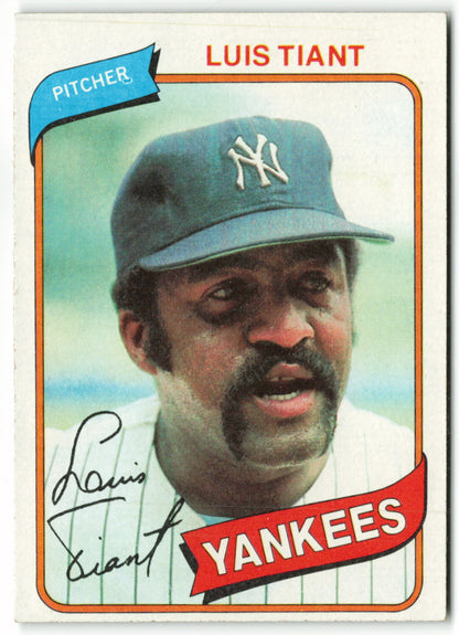 1980 Topps #035 Luis Tiant