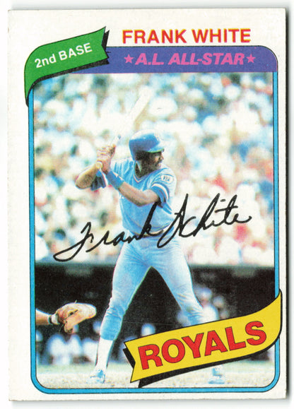 1980 Topps #045 Frank White AS