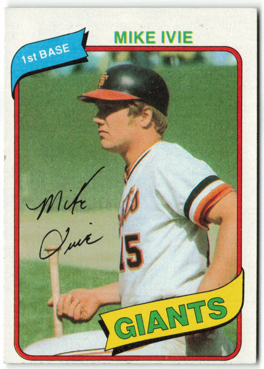 1980 Topps #062 Mike Ivie