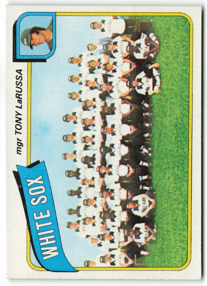 1980 Topps #112 Chicago White Sox / Tony LaRussa Team Card