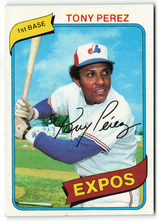 1980 Topps #125 Tony Perez