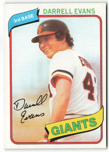 1980 Topps #145 Darrell Evans