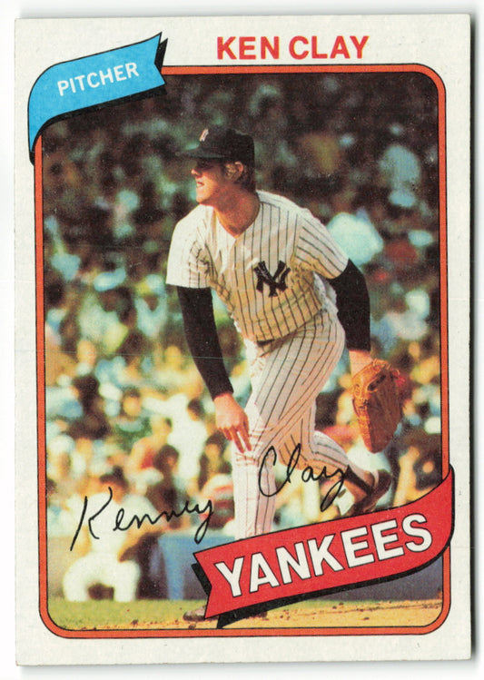 1980 Topps #159 Ken Clay