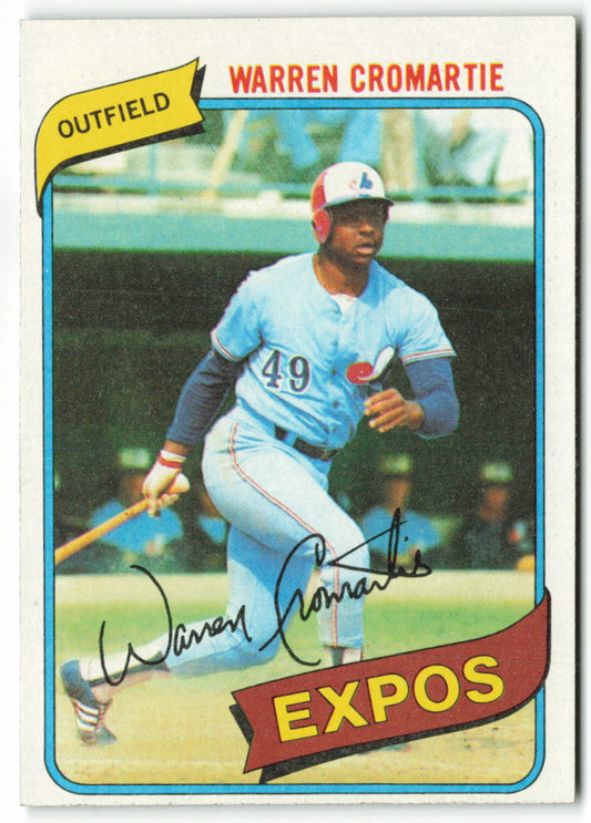 1980 Topps #180 Warren Cromartie