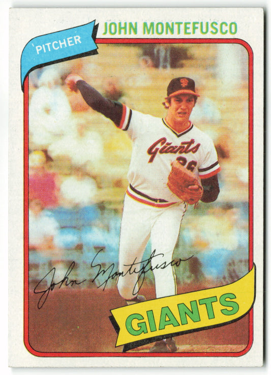 1980 Topps #195 John Montefusco