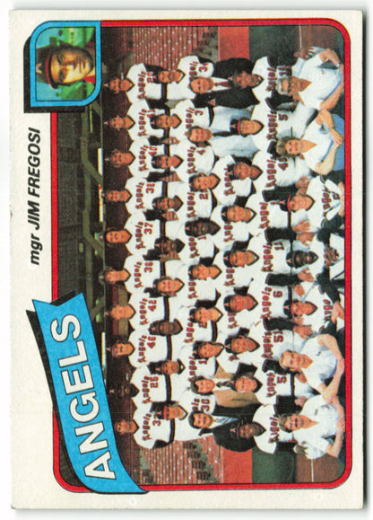 1980 Topps #214 California Angels / Jim Fregosi Team Card