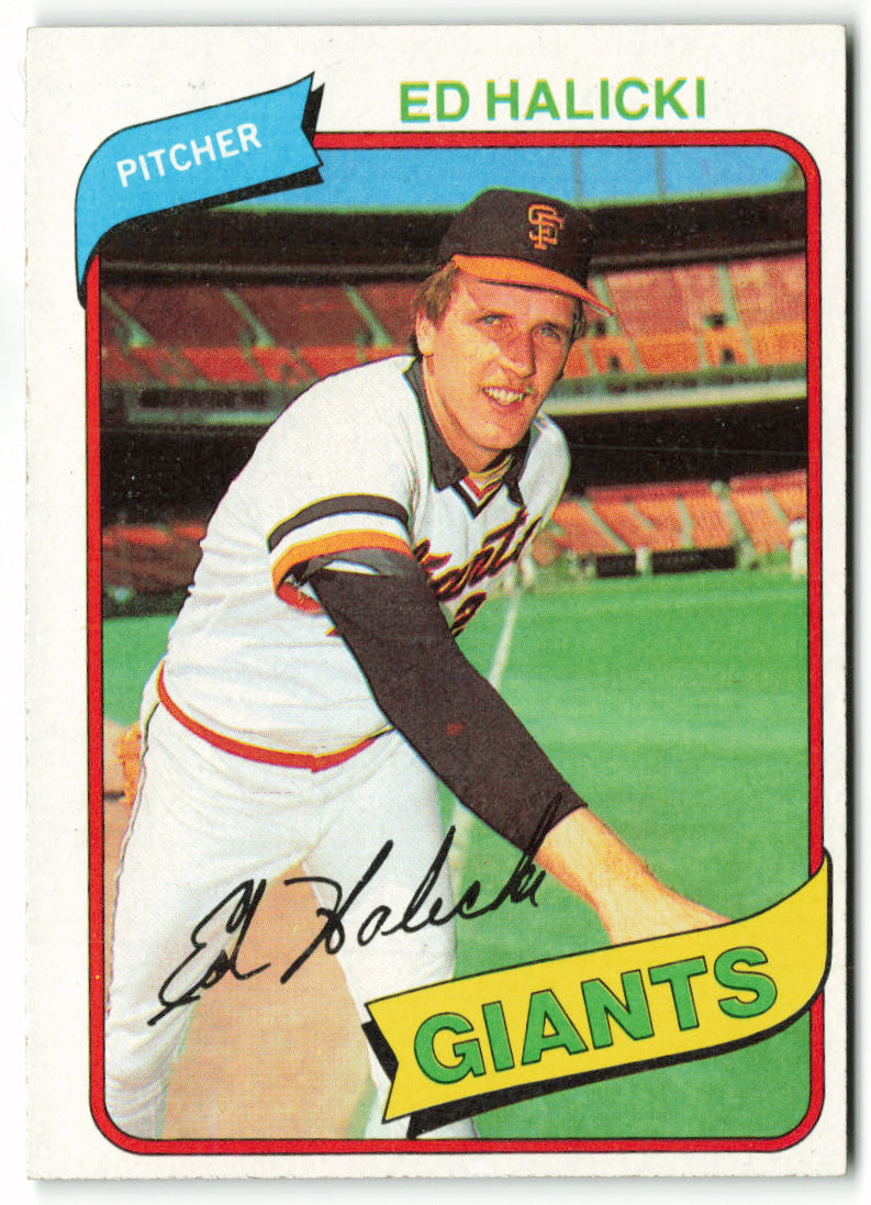 1980 Topps #217 Ed Halicki