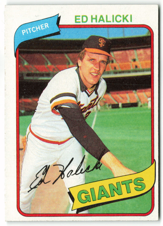 1980 Topps #217 Ed Halicki