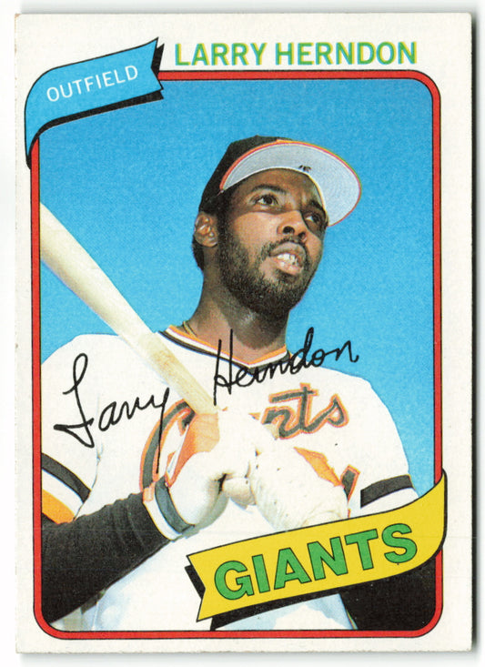 1980 Topps #257 Larry Herndon