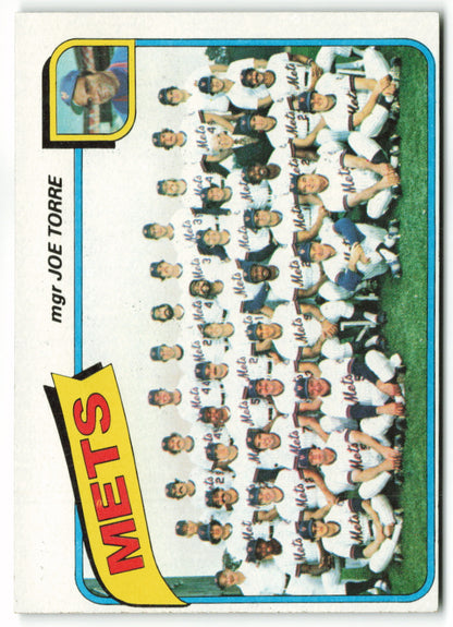 1980 Topps #259 New York Mets / Joe Torre Team Card