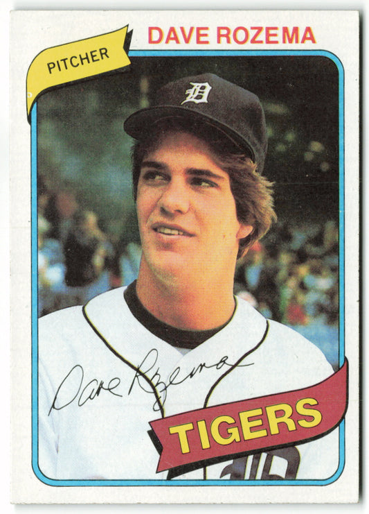 1980 Topps #288 Dave Rozema