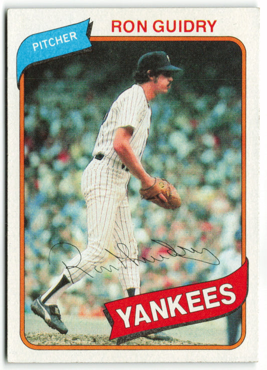 1980 Topps #300 Ron Guidry