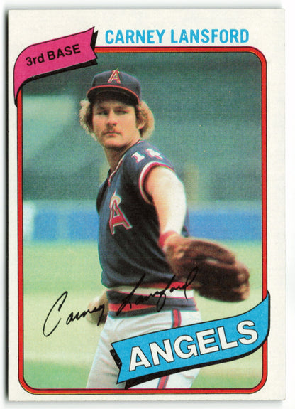 1980 Topps #337 Carney Lansford