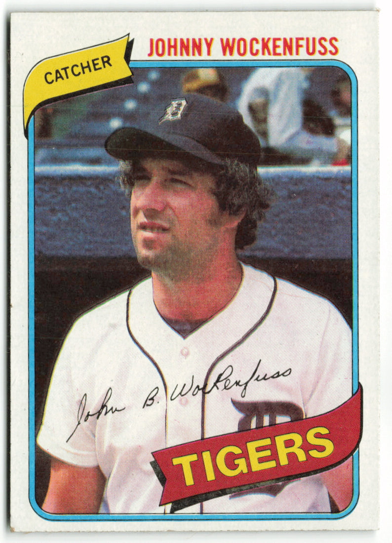 1980 Topps #338 Johnny Wockenfuss