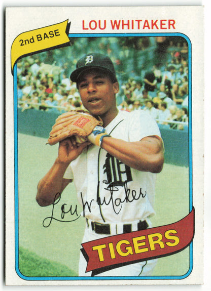 1980 Topps #358 Lou Whitaker