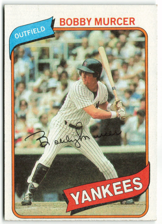 1980 Topps #365 Bobby Murcer