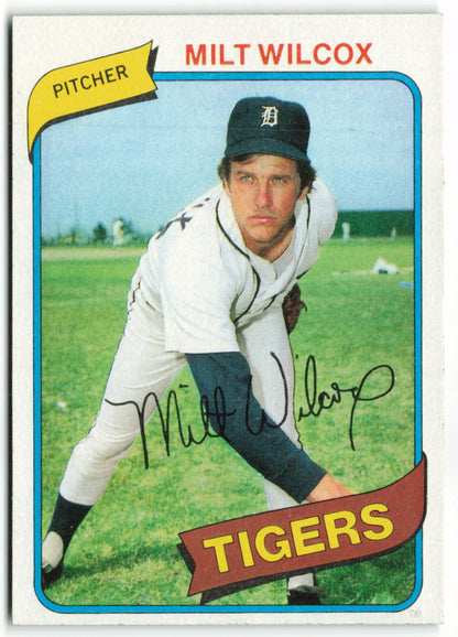 1980 Topps #392 Milt Wilcox