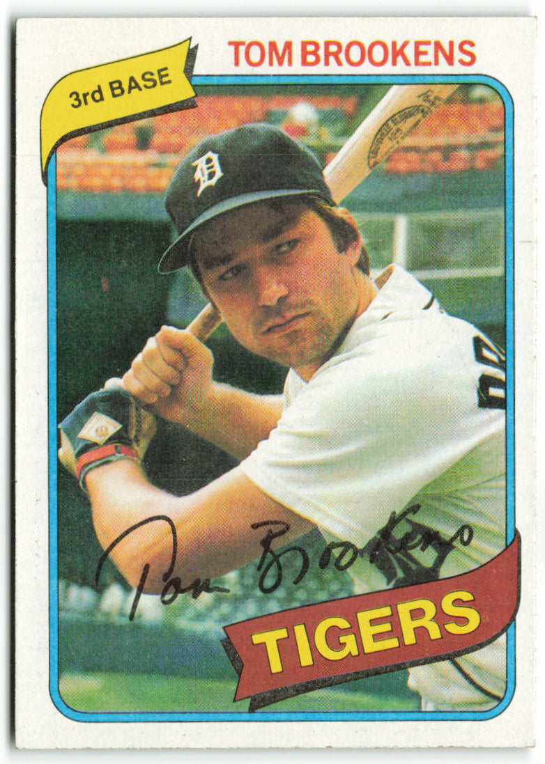 1980 Topps #416 Tom Brookens RC