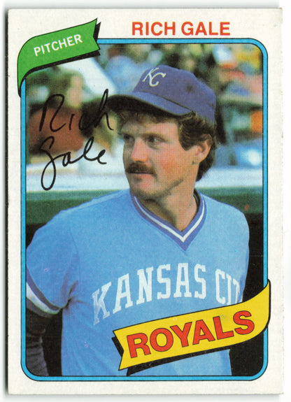 1980 Topps #433 Rich Gale