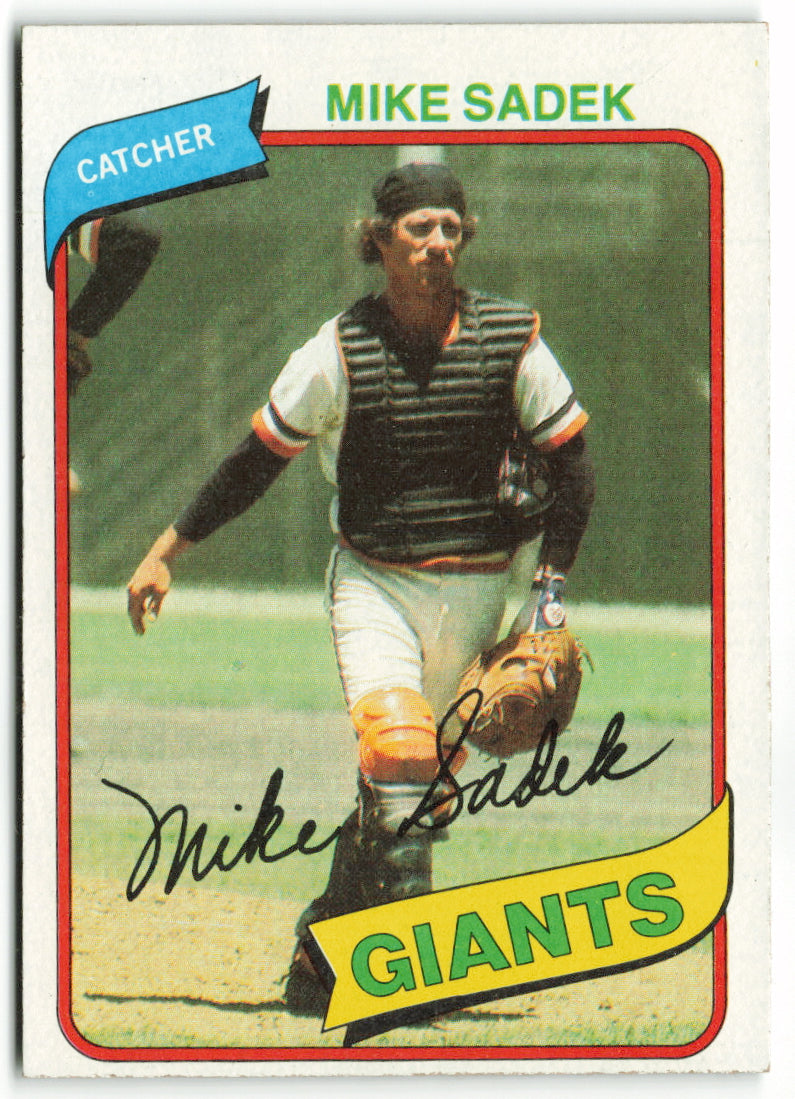 1980 Topps #462 Mike Sadek