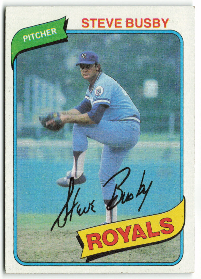 1980 Topps #474 Steve Busby