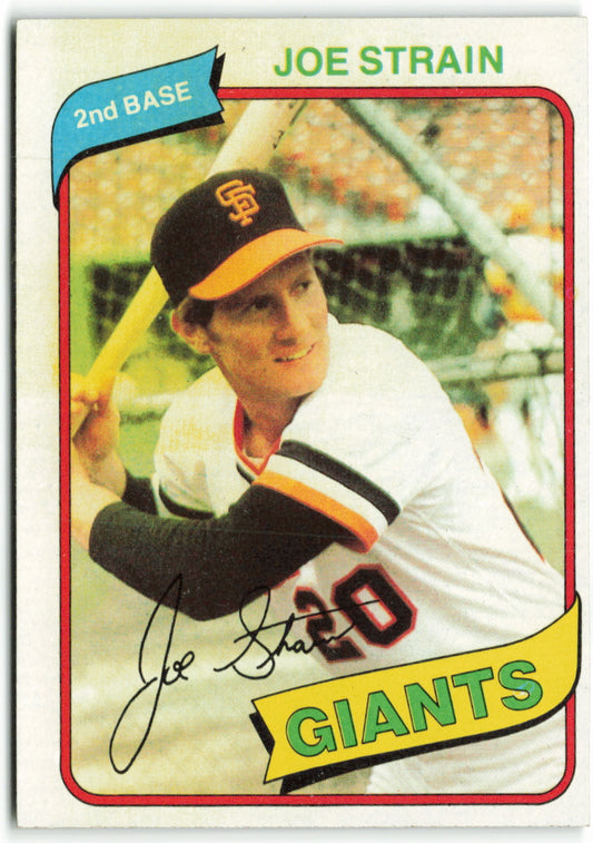 1980 Topps #538 Joe Strain