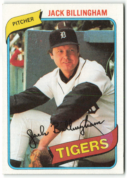 1980 Topps #603 Jack Billingham