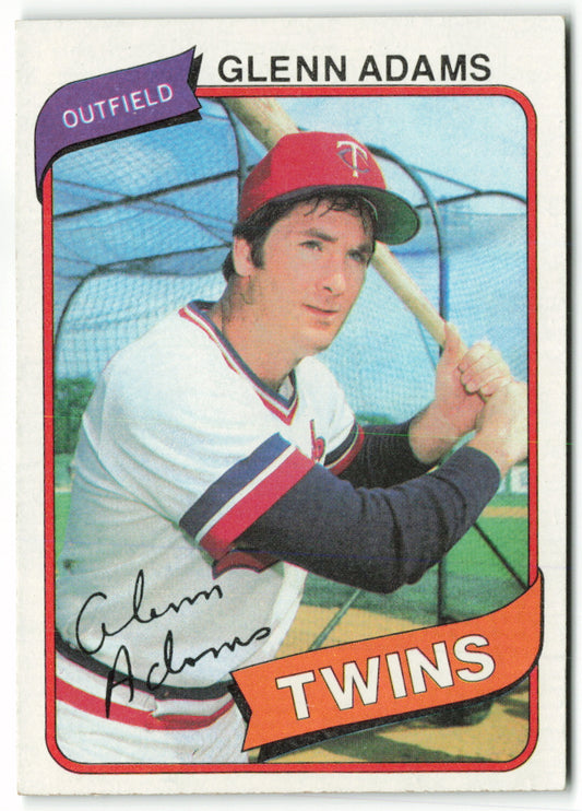 1980 Topps #604 Glenn Adams