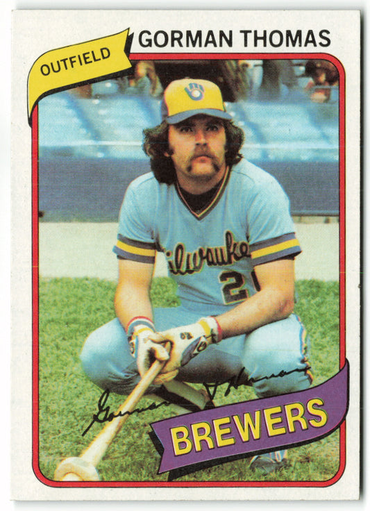 1980 Topps #623 Gorman Thomas