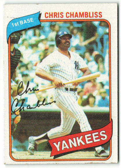 1980 Topps #625 Chris Chambliss